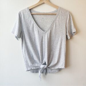 Lululemon Tie Front V-Neck Tee